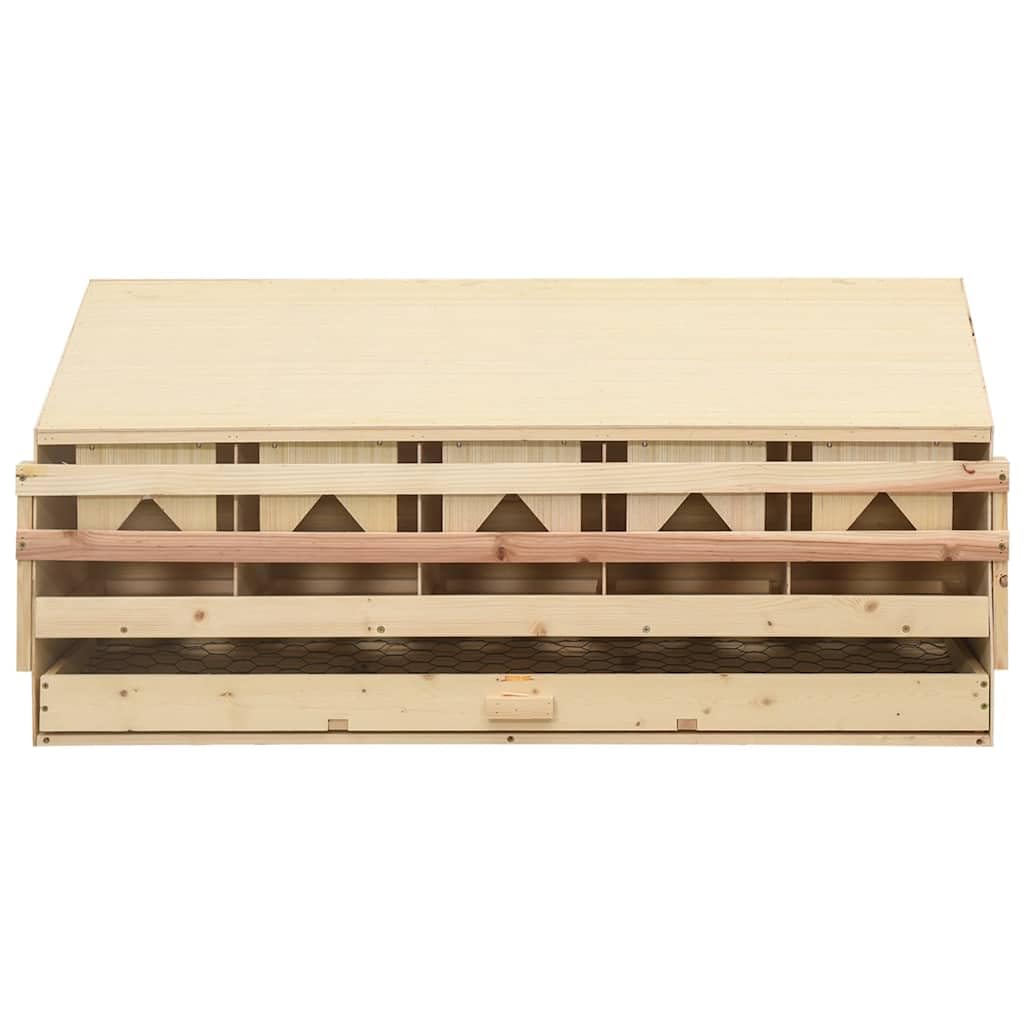 Pollaio Legenest, con 5 scomparti, in legno di pino, 117 x 33 x 54