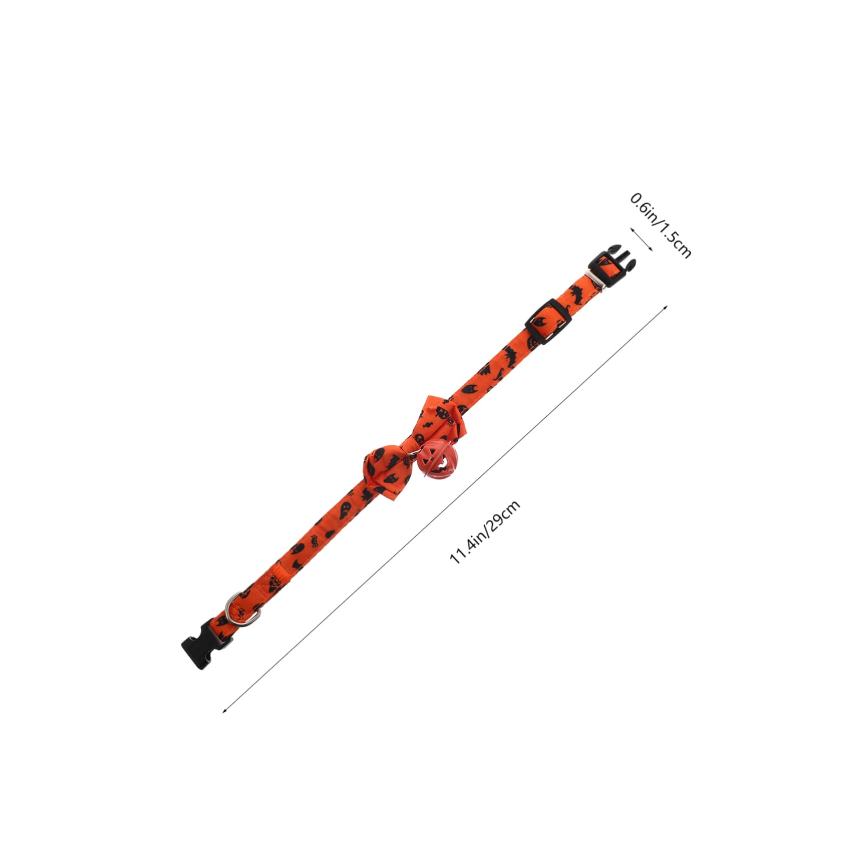 Happyyami 5stücke Halloween Katzenhalsband Mit Verstellbarem Bowknot Stilvolles Und Bequemes Haustierhalsband Für Feiertage Für Hunde Und Katzen Leuchtenden Farben Und Charmantem Design