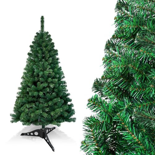 Peviasot künstlicher Weihnachtsbaum, 120cm PVC Tannenbaum mit...