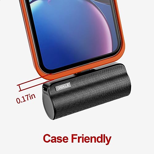 Iwalk Small Portable Charger 3350Mah Power Bank Compatible Withiphone 14/14 Max/14 Pro Max/13/13 Mini/13 Pro Max/12/12 Mini/12 Pro/11/Xr/Xs/X/8/7/6,(2Pack,Black And White) #TOP3