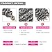 Deep Twist Braid Crochet Hair 22 Inch Braiding Hair For Beauty Synthetic Braids Hair Extension (22 Inch GREY 3pack)