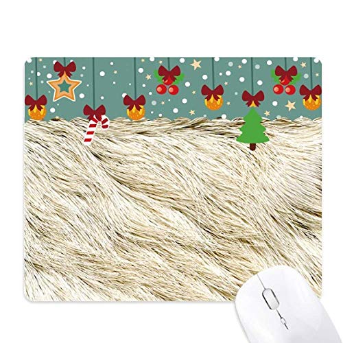 Tapis de souris de jeu en caoutchouc gris argenté lisse effet fourrure