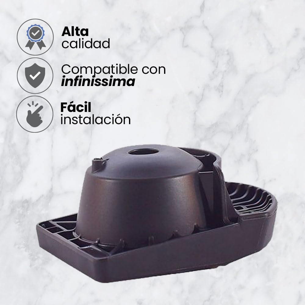Anakel Home Krups Soporte de Cápsulas de Café MS-624560 Compatible con Cafetera Dolce Gusto Infinissima EDG260, Portacápsulas de Cafetera, Color Negro, Recambio Original