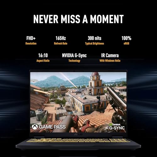 Image of ASUS TUF Gaming F16 Laptop, Intel i7-14650HX(Beat Intel i9-12900H), NVIDIA GeForce RTX 5060, 16 inch FHD+ 165Hz Anti-Glare Screen, WiFi 6E, 32 GB DDR5, 2 TB SSD, Windows 11 Pro, W /Accessories