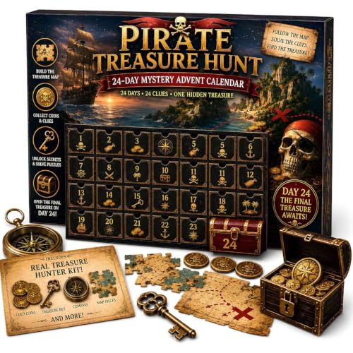 Christmas Mystery Advent Calendar 2026-24 Days of Christmas Puzzle Game