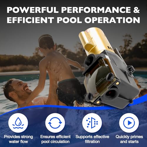 W3SP2607X10 Pool Pump 115/230 V, 1 HP Single Speed Pool Pump, High Speed by ATRACYPART - Image 5