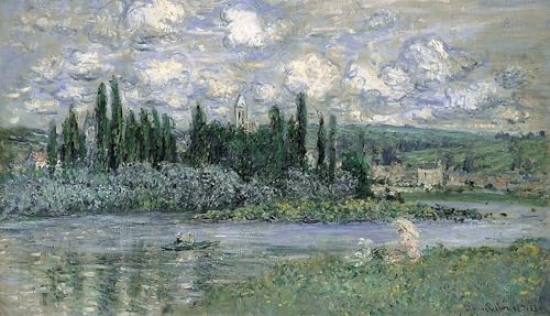 Pintura mural de Monet Vista de Vetheuil para salones elegantes