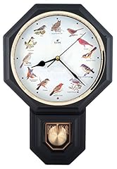 JUSTIME Unique 12 North America Bird's Song Schoolhouse Pendulum Wall Clock Chimes Every Hour JUSTIME Unique 12 North America Bird's Song Schoolhouse Pendulum Wall Clock Chimes Every Hour item