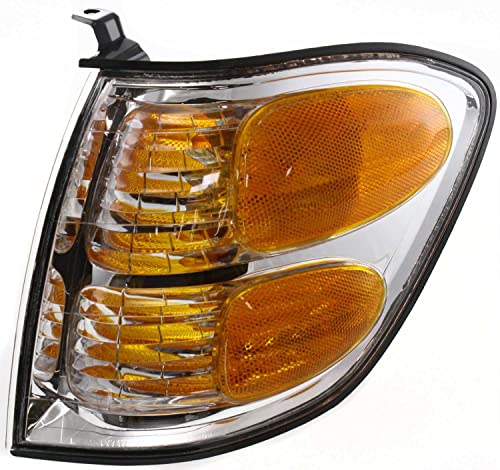 Garage-Pro Turn Signal Light SET Compatible with Toyota Tundra 2003-2004, Sequoia 2001-2004 Front, Driver and Passenger Side, With bulb(s)