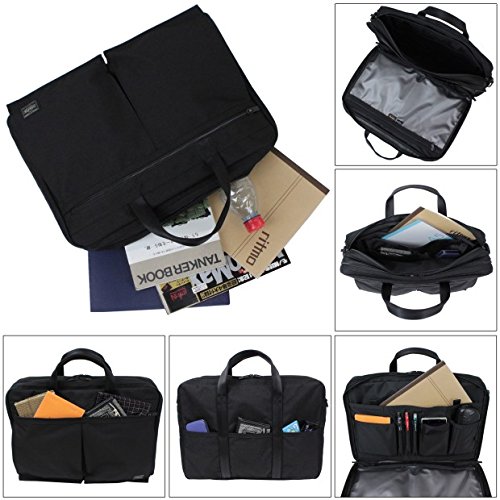 Yoshida Bag Porter Tension 2way Brief Case Business Bag Black 627