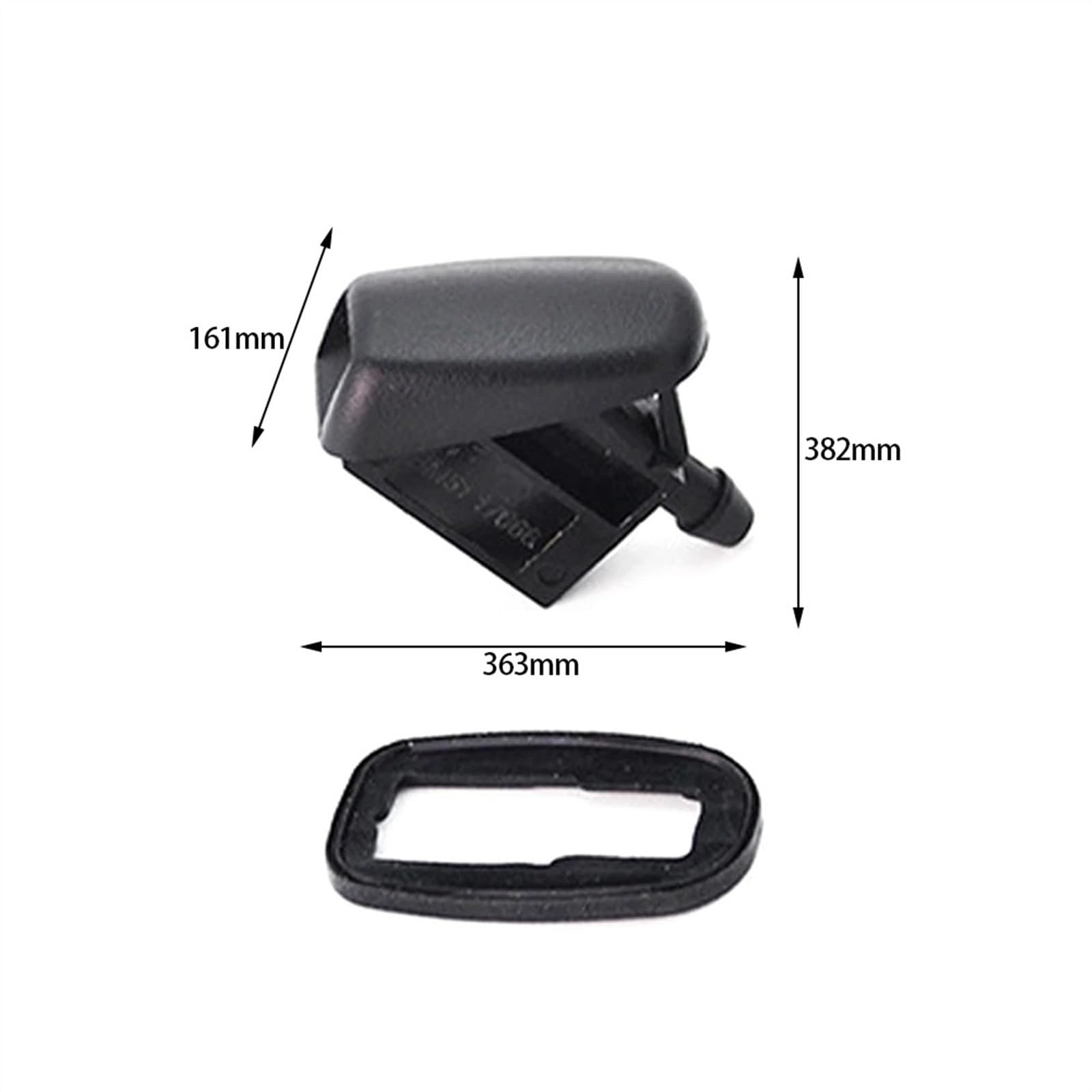 Buses d'essuie-Glace Compatible avec Ford pour Galaxy pour Mk3 2006-2015 2 Pièces Buse De Pulvérisation D'essuie-Glace Avant Accessoires De Modification Intérieure De Voiture BM5117666AB