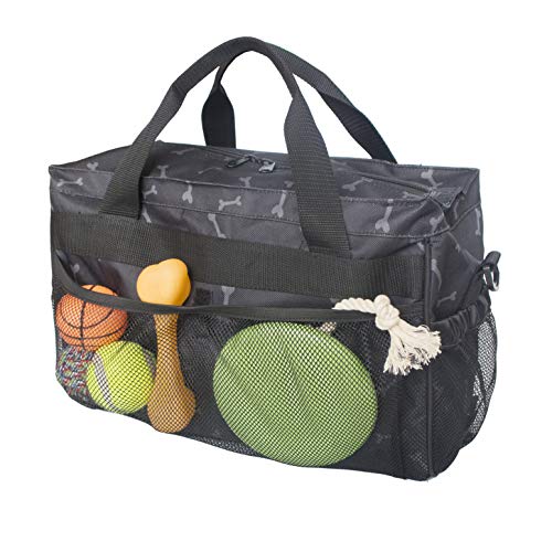 Mydays Dog Travel Bag, Pet Luggage Suitcase Weekend Tote Carrier With Collapsible Bowl, Pet Luggage Suitcase Weekend Tote Carrier With Collapsible Bowl (Black) #TOP2
