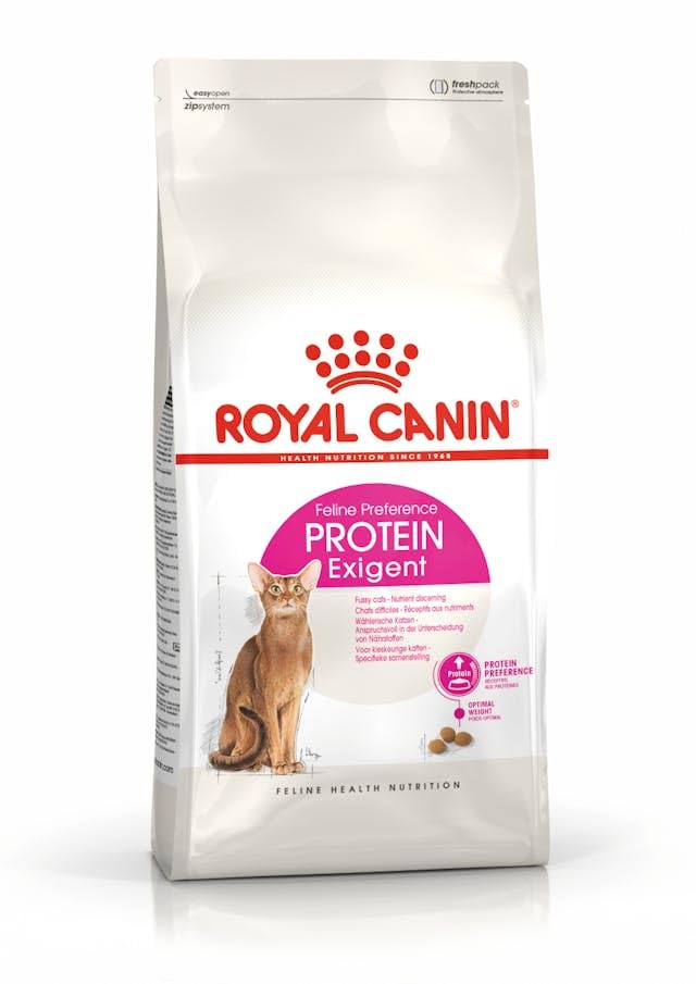 ROYAL CANIN Protein Exigent | Doppelpack | 2 x 400 g | Alleinfuttermittel für besonders wählerische Katzen ab dem 12. Monat | Enthält einen speziell angepassten Energiegehalt