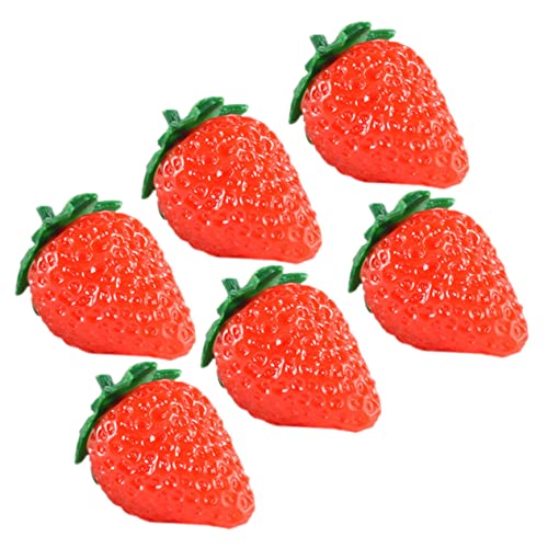 Besportble 30 Pcs Simulated Strawberry For Kids Decorations For Home Mini Keychain Strawberry Party Favors Strawberry Ornament Decoraciones Para Salas De Casa Artificial Fruits Model #TOP2