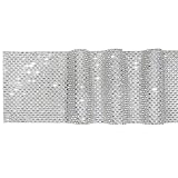 Park Avenue Table Runner, Dazzling Rectangular Glass Stones Framed with Small Rhinestones, for Forma