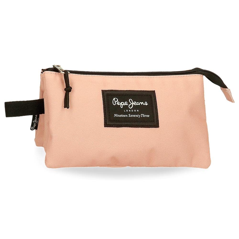 Pepe Jeans Aris Estuche Triple Rosa 22x12x5 cms Poliéster