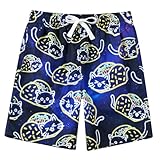Pizza Cat Boys Swim Trunks Fashion Animal Bathing Suit Kids Swimming Trunks 7-8 Years Beach Shorts Size 8