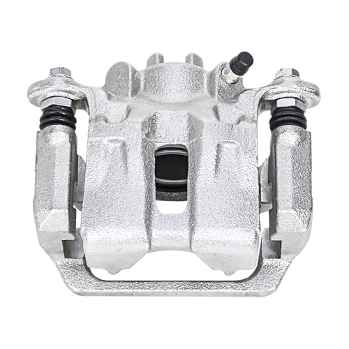 Image of Detroit Axle - Rear Right Brake Caliper for 2005 2006 2007 2008 2009 2010 | Honda Odyssey Disc Brake Caliper w /Bracket Replacement Passenger Side Assembly