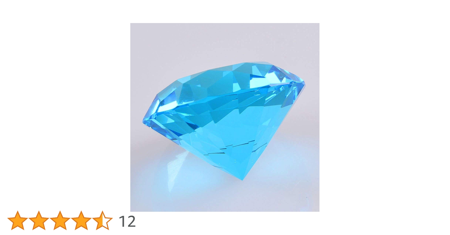 Amazon.co.jp: 多色透明 水晶 ダイヤモンド 風水クリスタル ペーパー