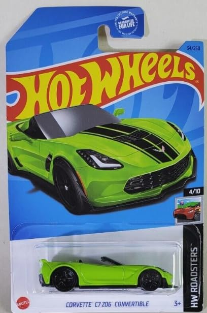 Hot Wheels Corvette C7 Z06 Convertible 1:64 miniatura 1
