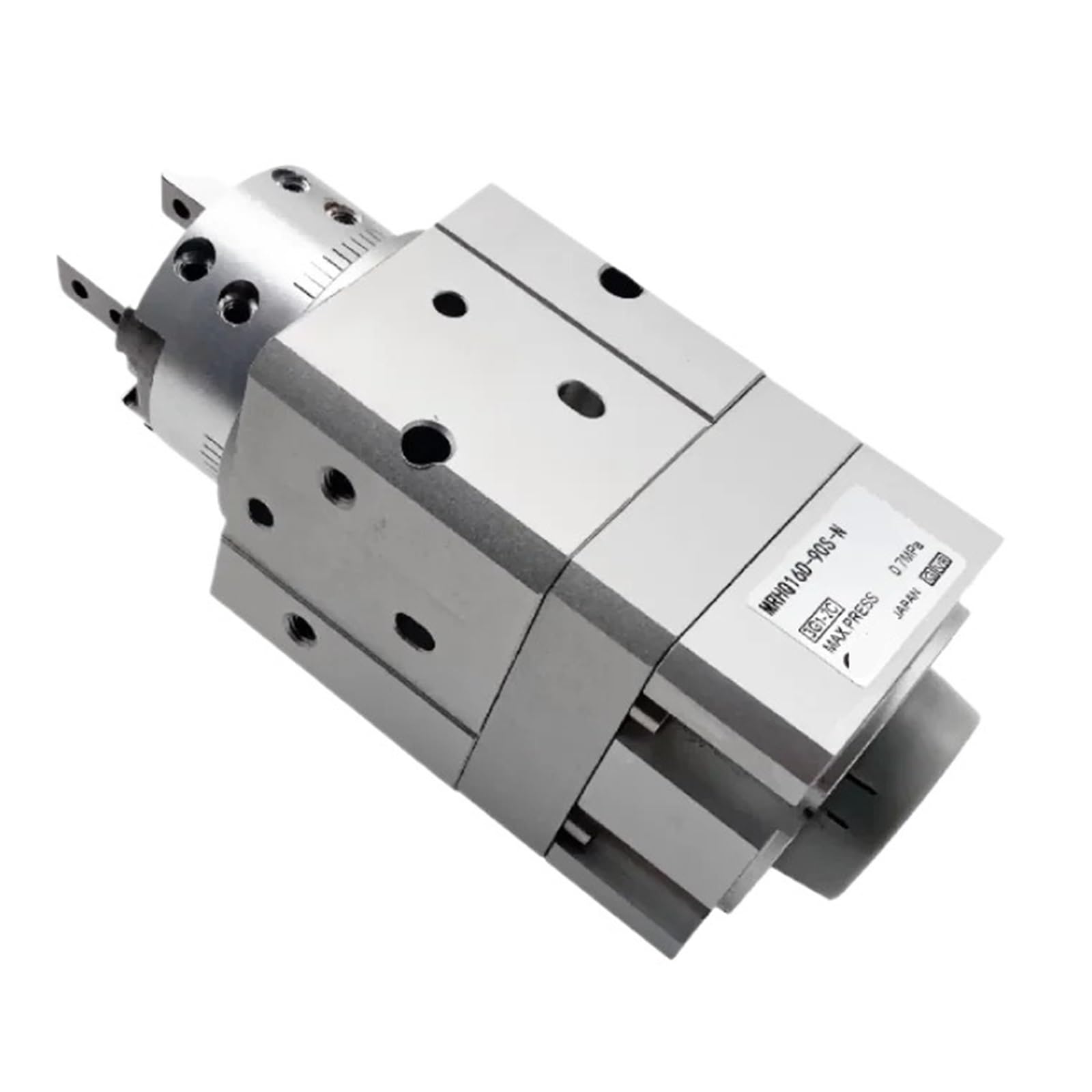 KKHCMZPI Rotary Gripper Cylinder MRHQ10D MRHQ16D MRHQ20D MRHQ25D MRHQ10D-90S-N 10S 16C(MRHQ10D,180 angle)