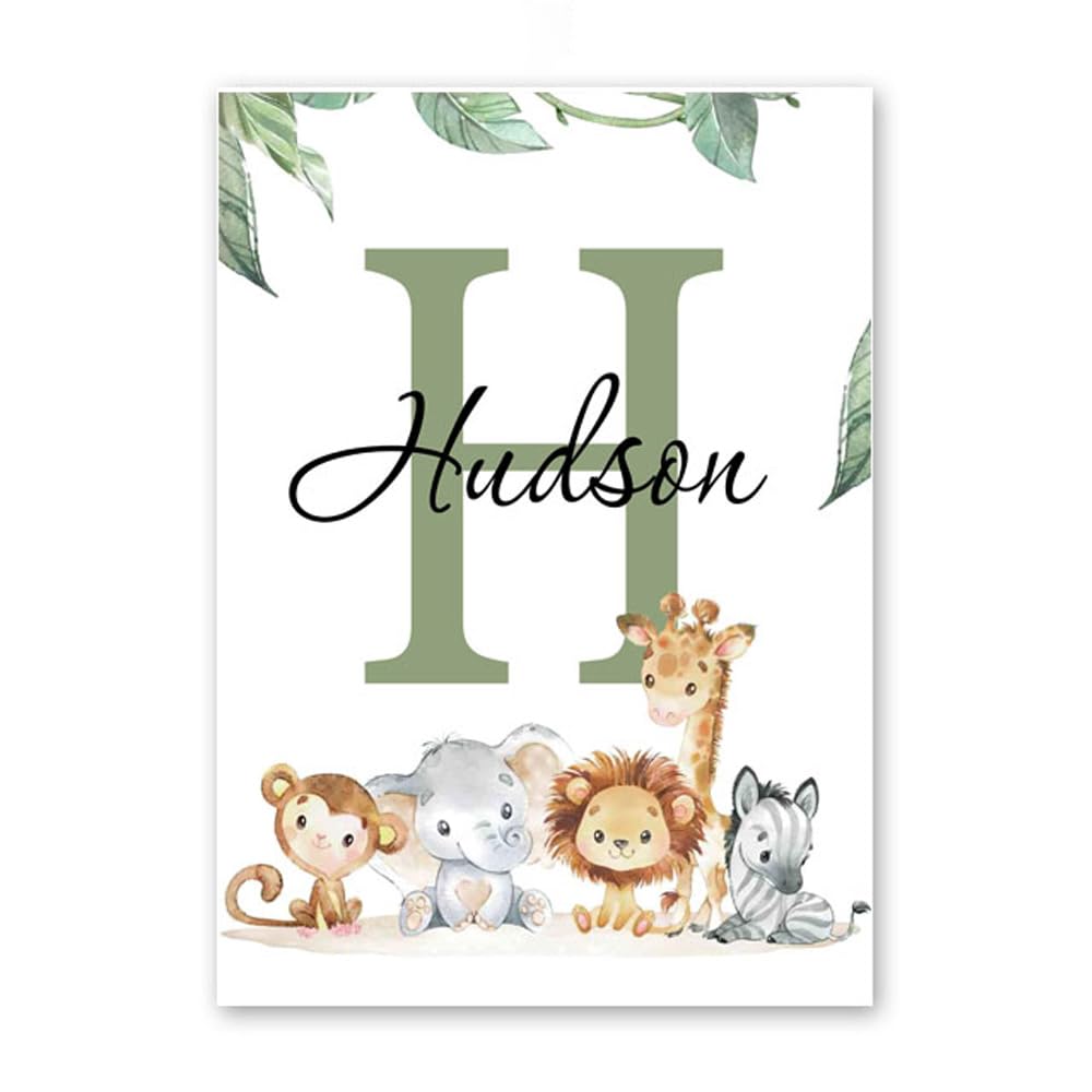 3 Laminas Personalizadas Bebe 30X40CM Cuadro Animales Infantil Poster Habitacion Niño Lienzo Infantiles Para Habitacion Laminas Animales Salvajes Cuadros Decorativos Niños sin Marco