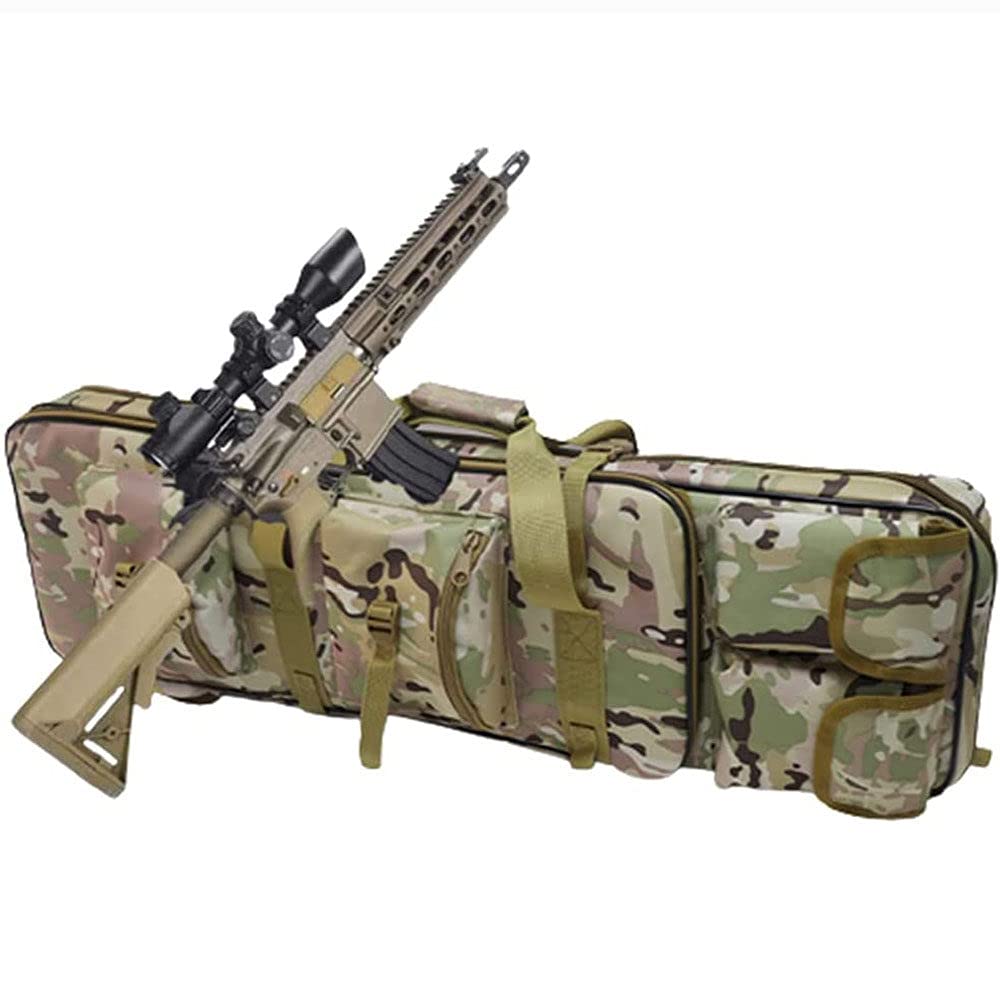Custodia Tattica per Fucile, Fodero Porta Fucili Imbottito, Resistente e Impermeabile, Borsa per Fucile da Caccia, Softair, Tiro, Spedizione di Caccia, Supporto al Poligono, Paintball,85cm/33.5in-B
