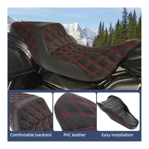 Selle Moto Confort Plus pour Éviter le Mal de Dos en Duo sur Road King et Electra