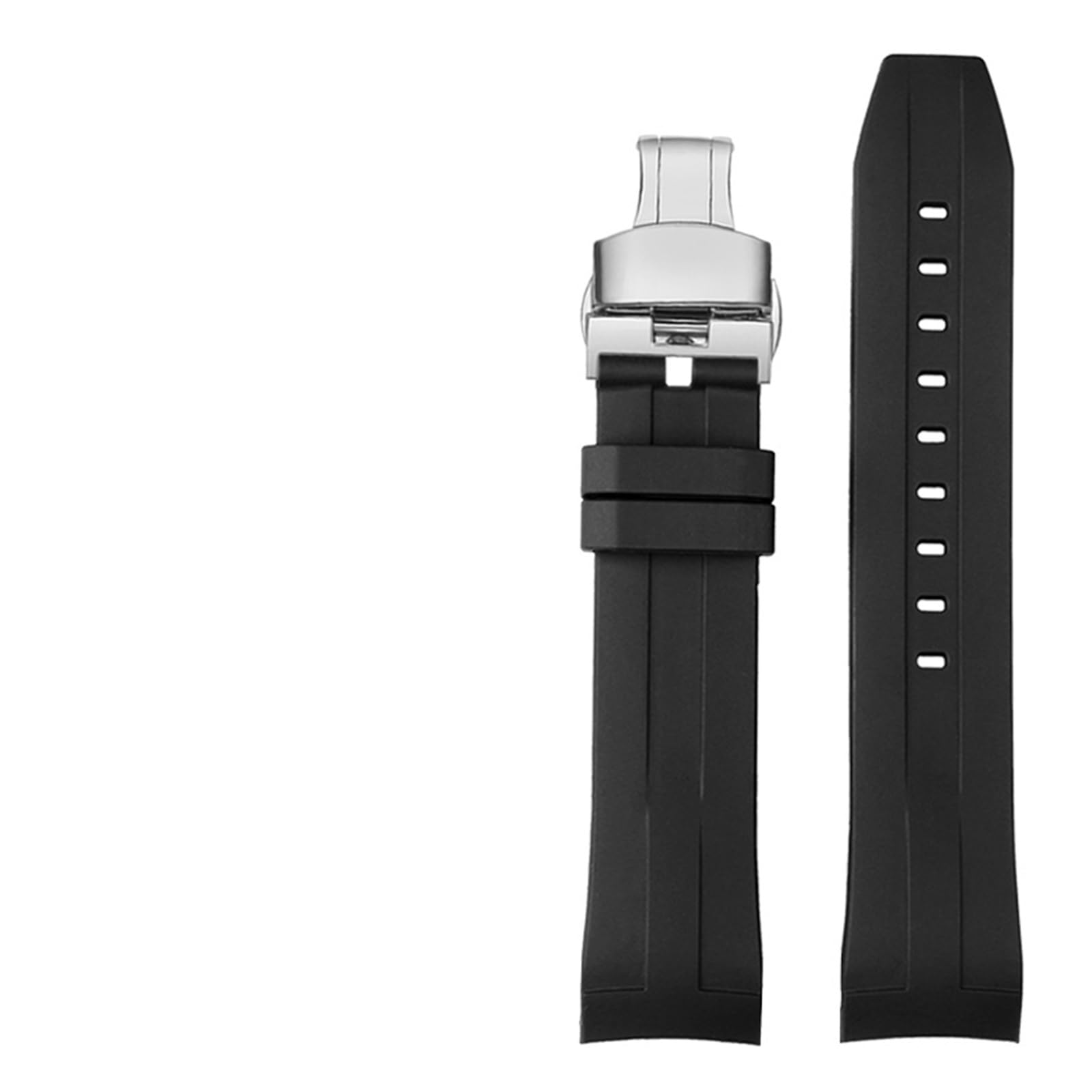 Bracelet silicone 22mm de qualité supérieure compatible T120407 - 6