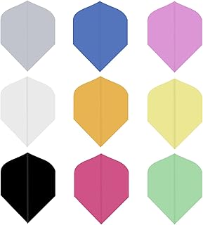 Himmbods 9 Sets 27Pcs Replacement Darts Feather Tail Wing,Dart Flights,Flights Protectors Outdoor Professional Sports Accessories