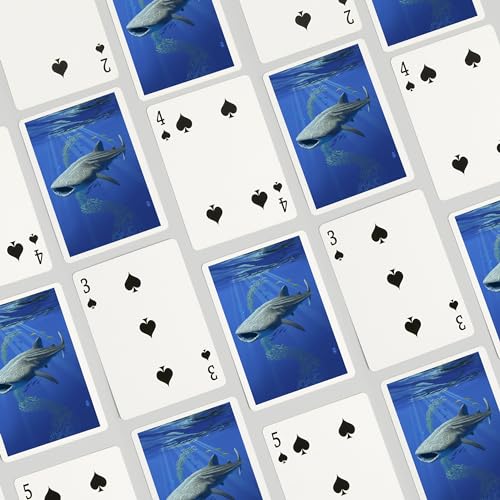 Lantern Press Whale Shark, 52 Naipes Póker para Adultos miniatura 4
