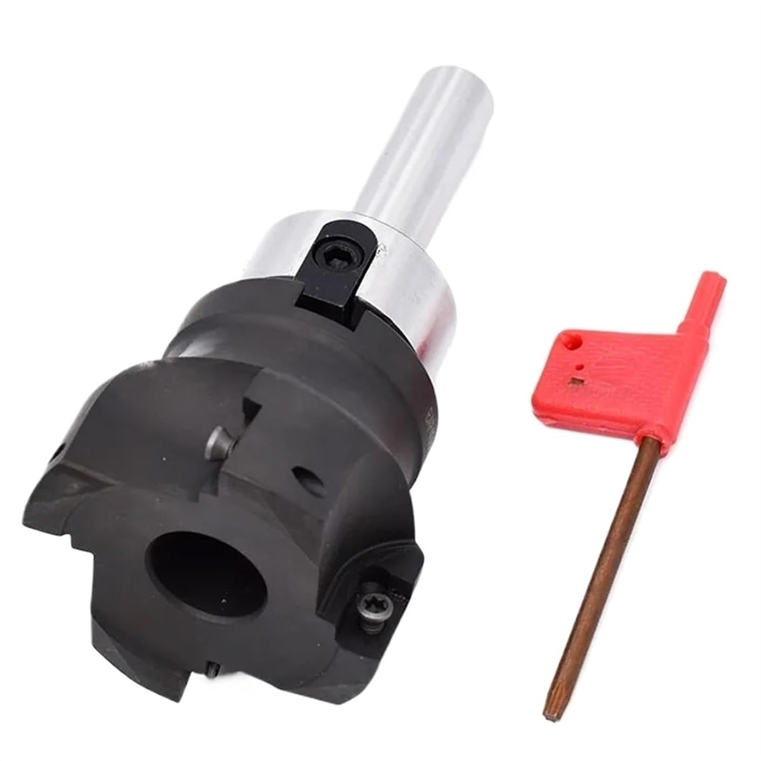 Face End Mill Shell Mill 400R 50mm Cutter Head Arbor C12 C16 C20 C25 C3/4 R8 NT30 Adaptor CNC Machine Milling Tools (Size : C20-FMB22(400R 50))