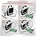 Ziopetru Solder Smoke Absorber, Multifunctional Solder Fume Extractor, Solder Fan with Tiltable Bracket, Fume Extractor Soldering, with 2 PCS Work Aid Clips Suitable for Soldering