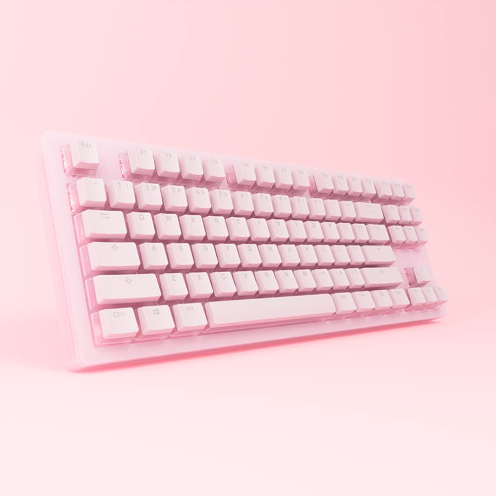 Amazon | EPOMAKER サクラ87キー RGB 有線メカニカルキーボード