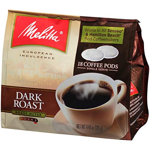 Melitta Coffee Pods, Dark Roast, 18 Count (Pack of 6) 108 Total Pods - Thumbnail 3