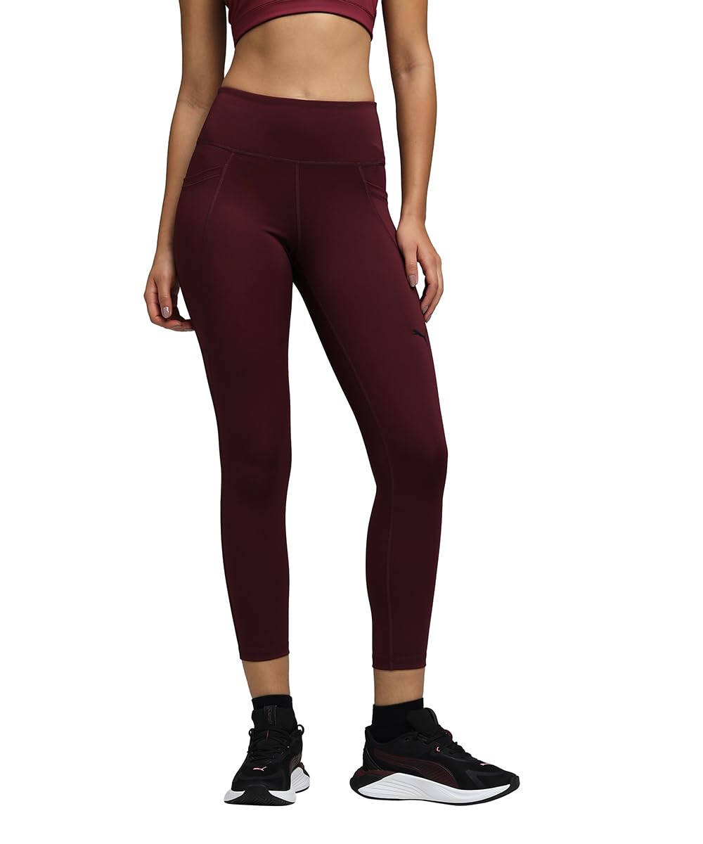 Puma Women's Tad Essential Tights High Waisted 7/8 - Ruby Shimmer
