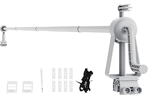 VEVOR Pool Cover Reel: Effortless Solar Protection for Above Ground Round Pools