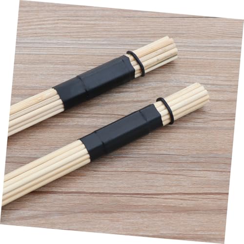 Par de baquetas de bambú para jazz 40 cm ligero miniatura 3