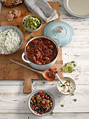 Denby Cast Iron Round Casserole, Pavilion, 26 cm Main Image