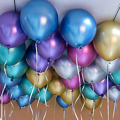 50 Pezzi Palloncino Metallo,Palloncini