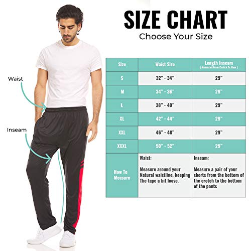 Dri-Fit Pant 3 Pack-Moisture Wicking, High Performance, Comfy Spandex-Poly Blend