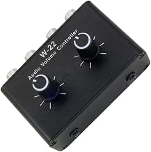 Uprgades 3.5mm Sound Volumes Adjuster Metal Inline Controller Inline Sound Volumes Manager Plugs &