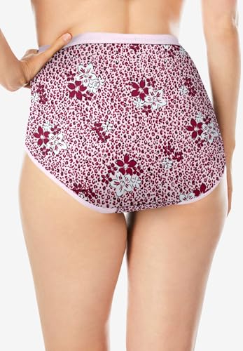 Comfort Choice Plus Size Full Coverage Stretch Cotton Brief 5-Pack2
