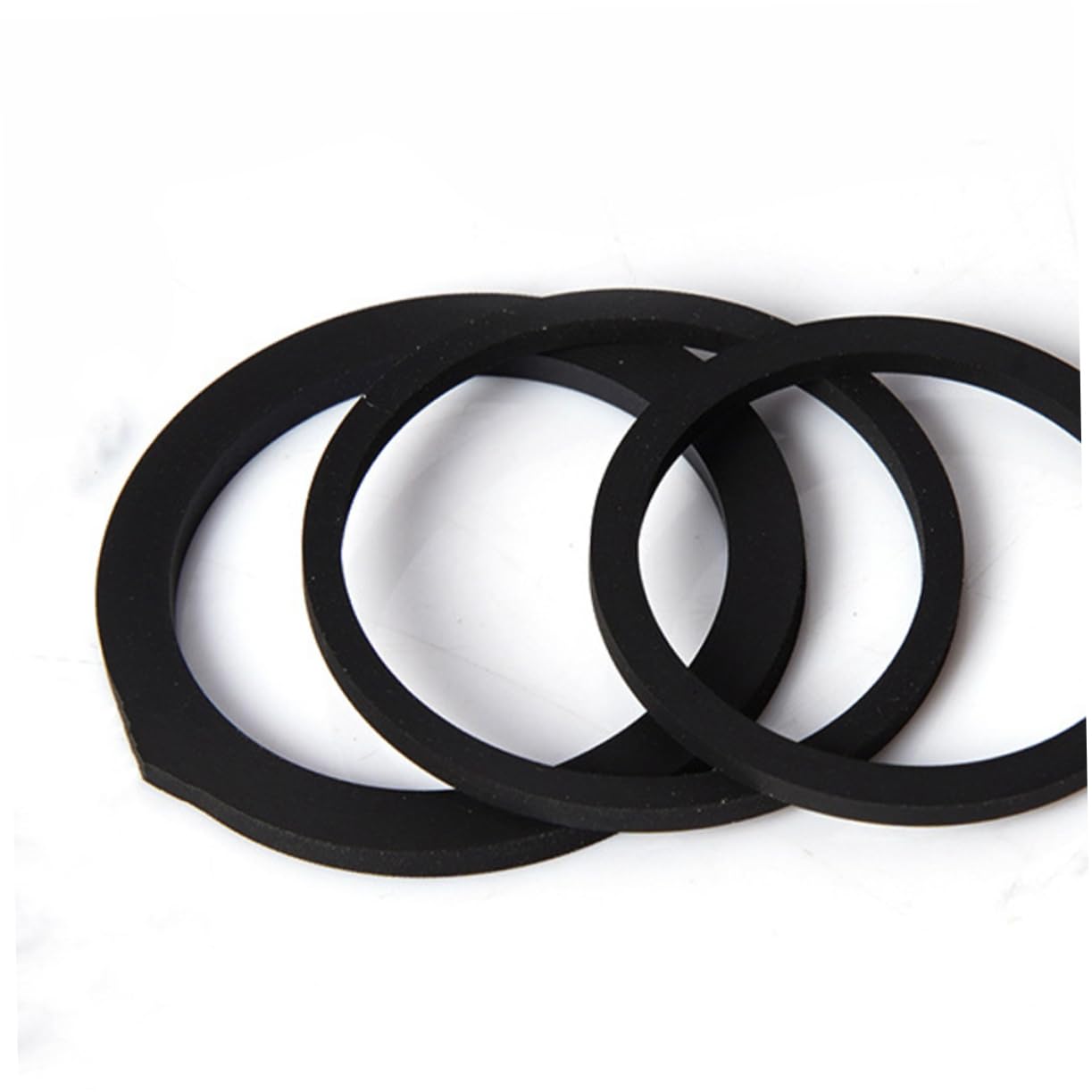 MOLUCKFU 3pcs Drive Belt for Cassette Tape Machine Idler Pulley Belt Replacement Easy to Install Compatible Various Recorders Accurate for