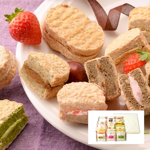 【おおむぎ工房】 大麦 ダクワーズ 25種セット グルテンフリー 小麦不使用 国産大麦100％ モンド スイーツ おやつ ギフト ダックワーズ 個包装 プレゼント お祝いのサムネイル