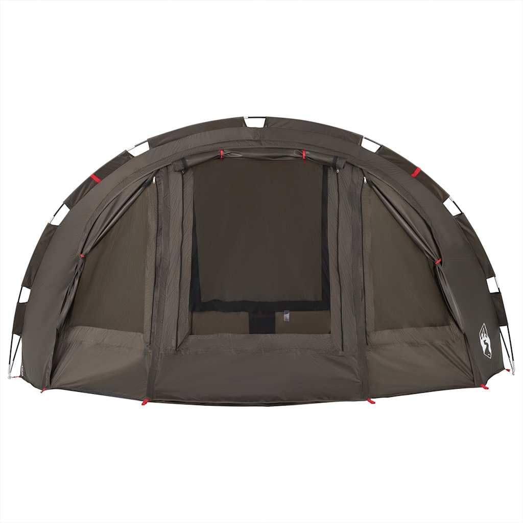 Tenda da pesca impermeabile per persone marrone con attacco E, montaggio rapido, tenda da campeggio leggera per pesca, outdoor, trekking, protezione da vento e sole