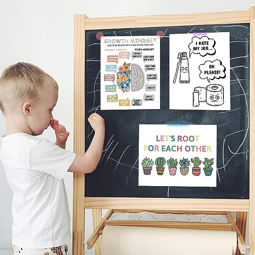 arricraft 1 Stück Wachstums-Mindest-Poster, Psychische Gesundheit Wandposter Hausdruck Dekor Therapie Beratung Büro Dekor Malerei Rechteck Boho Klassenzimmer Für Kunstberater Büro