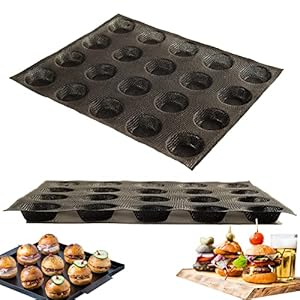 Masteymoh Hamburger Brötchen Form 20 Mulden