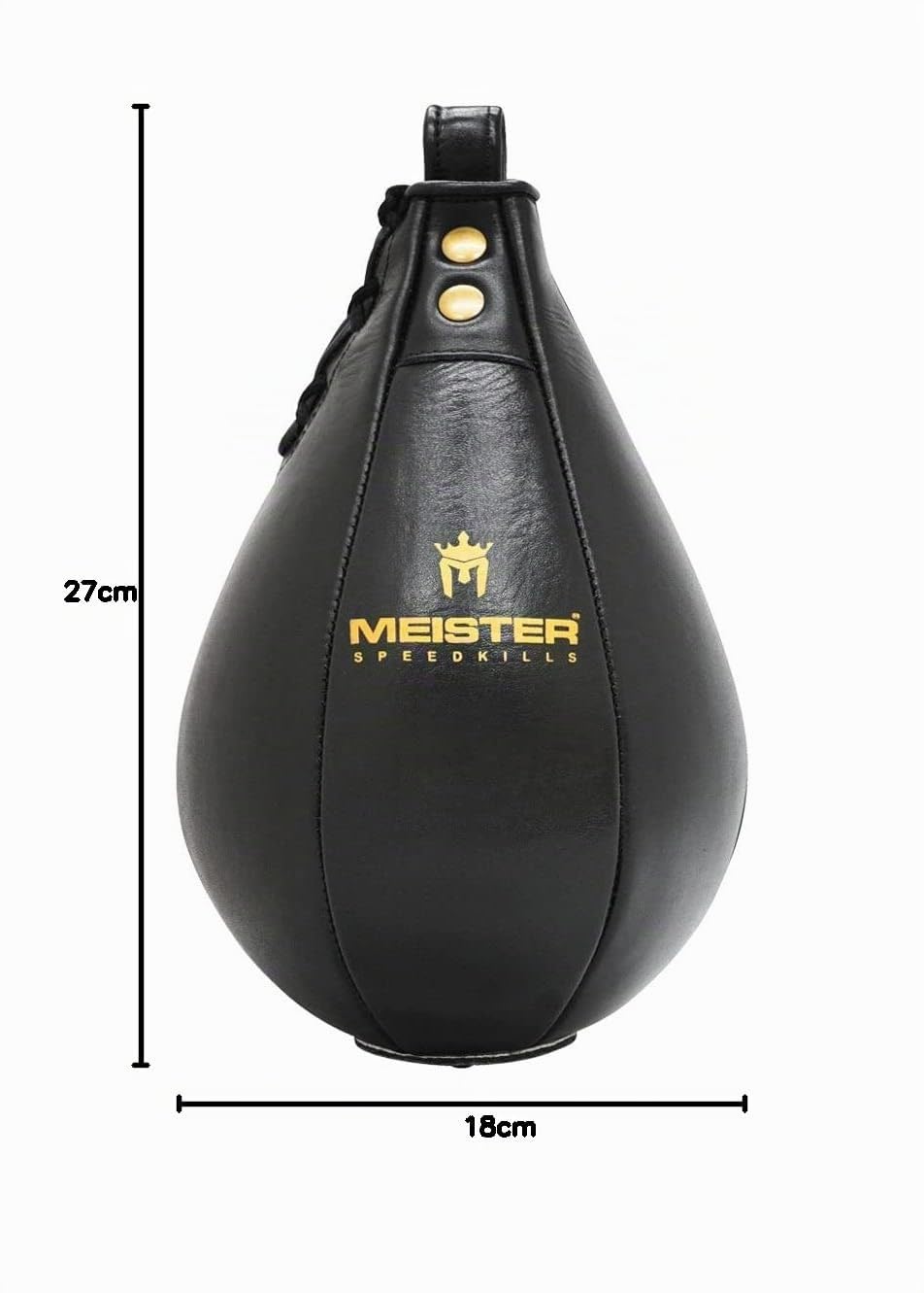 Meister SpeedKills Sac de Vitesse en Cuir avec Poche légère en Latex