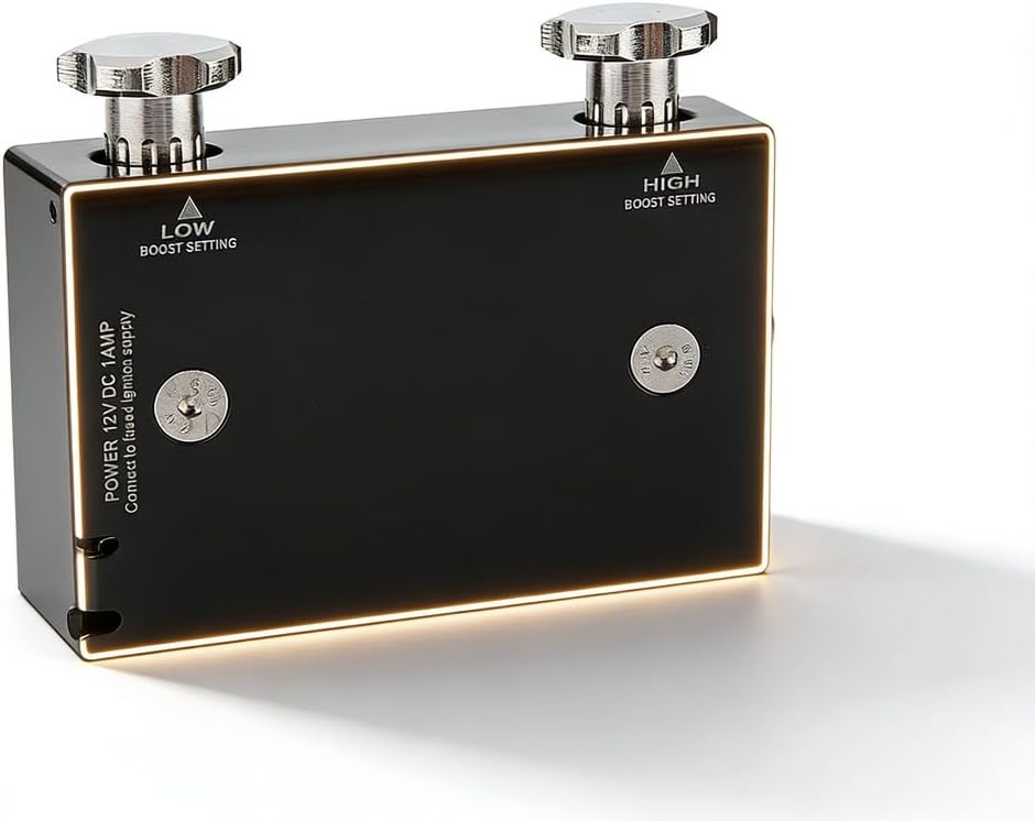 Universal Adjustable Dual Stage Car Boost Controller Kit, Aluminum, Dual Regulators, 1-30 PSI - High Strength, Easy Installation, Ideal for Factory Turbocharged Engines